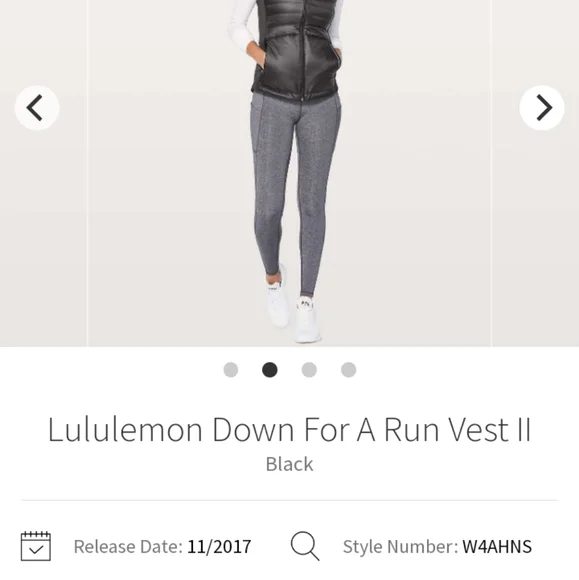 NWT Lululemon Down for a Run Vest II - Picture 3 of 5